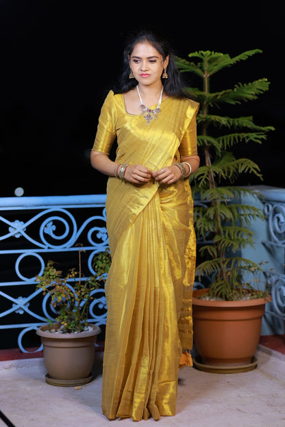 Soft tissue cotton saree 😍