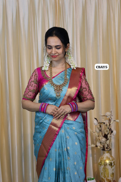 Soft Katan silk saree 🥳