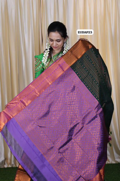 Aadi offer🤩Premium Kanchi semi soft silk saree Vairoosi design 🤗