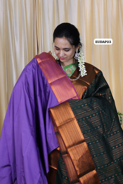 Aadi offer🤩Premium Kanchi semi soft silk saree Vairoosi design 🤗