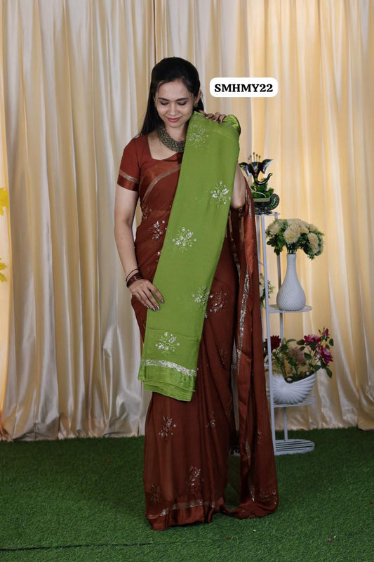 Viscose georgette sare 🥳