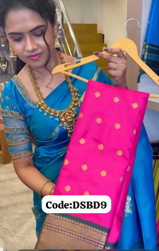 Kanchi semi silk saree🌈