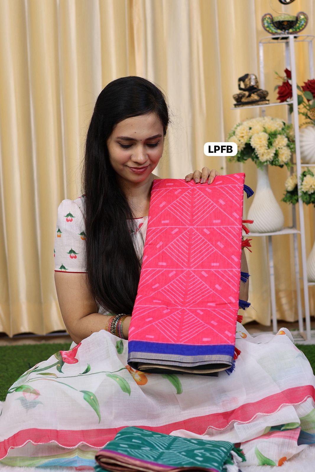 Linen cotton saree offer‼️😍😎📚