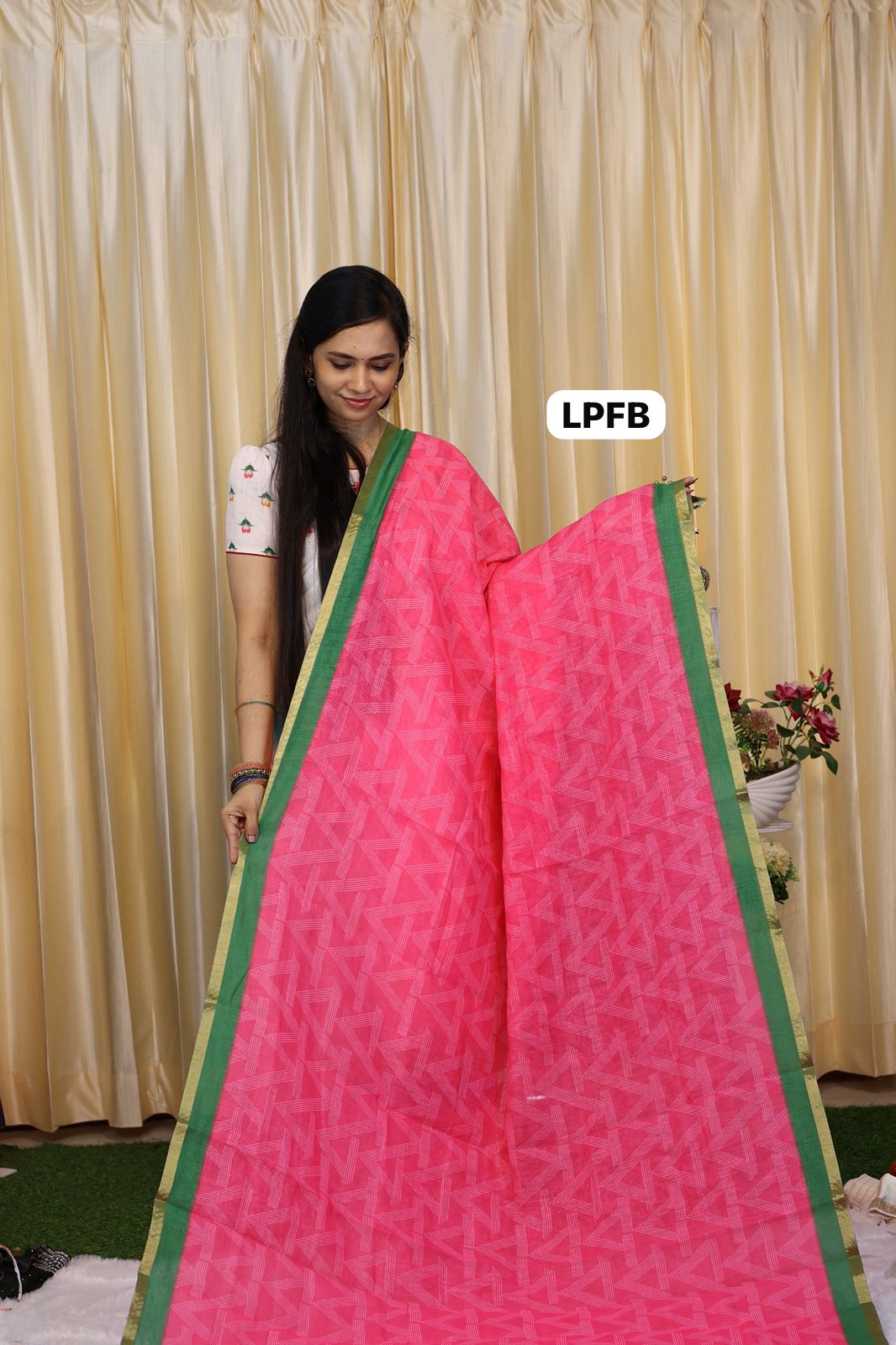 Linen cotton saree😍😎📚