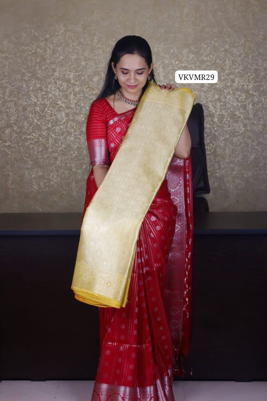 Katan tissue silk saree prebook 🥳