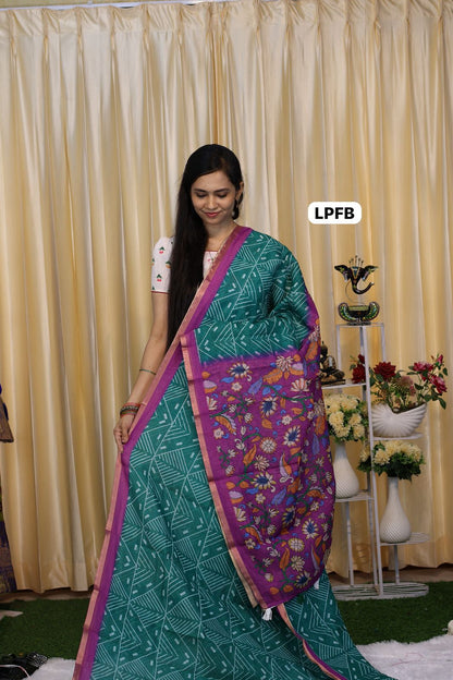 Linen cotton saree😍😎📚