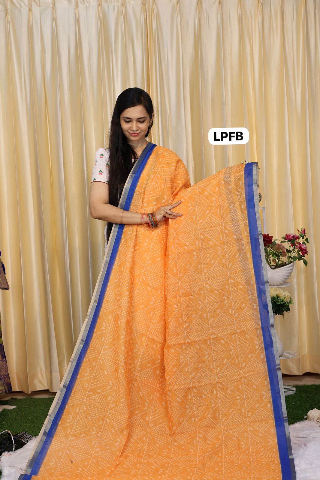 Linen cotton saree😍😎📚