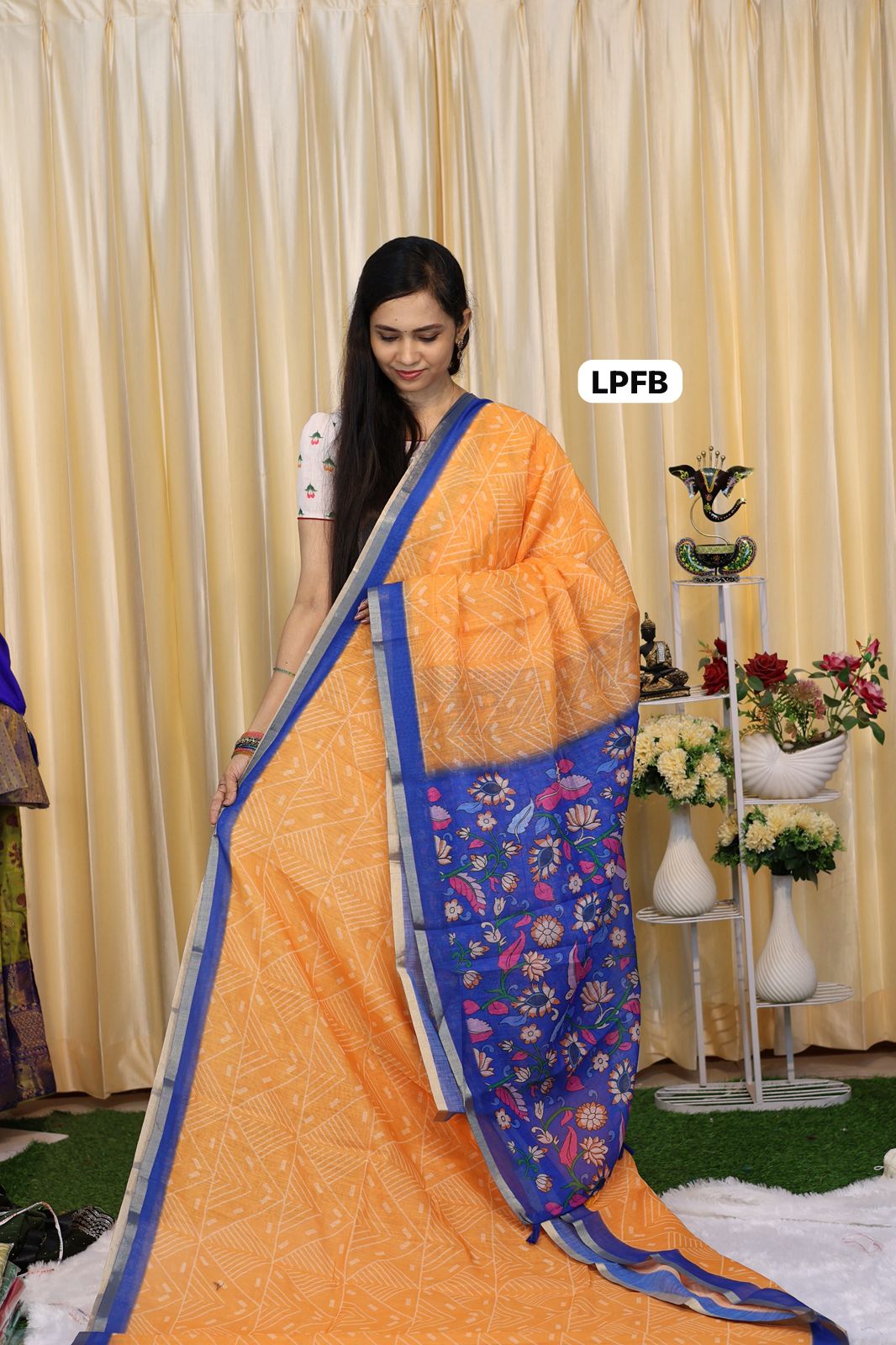 Linen cotton saree😍😎📚