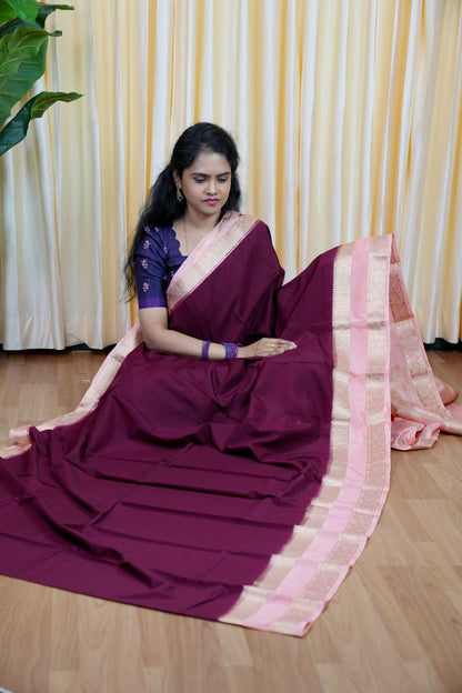 Mysore crepe silk sarees🥰⏰