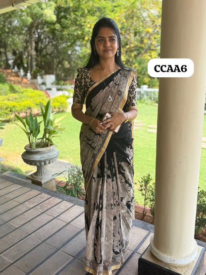 Soft Cotton Saree🥰😎📚