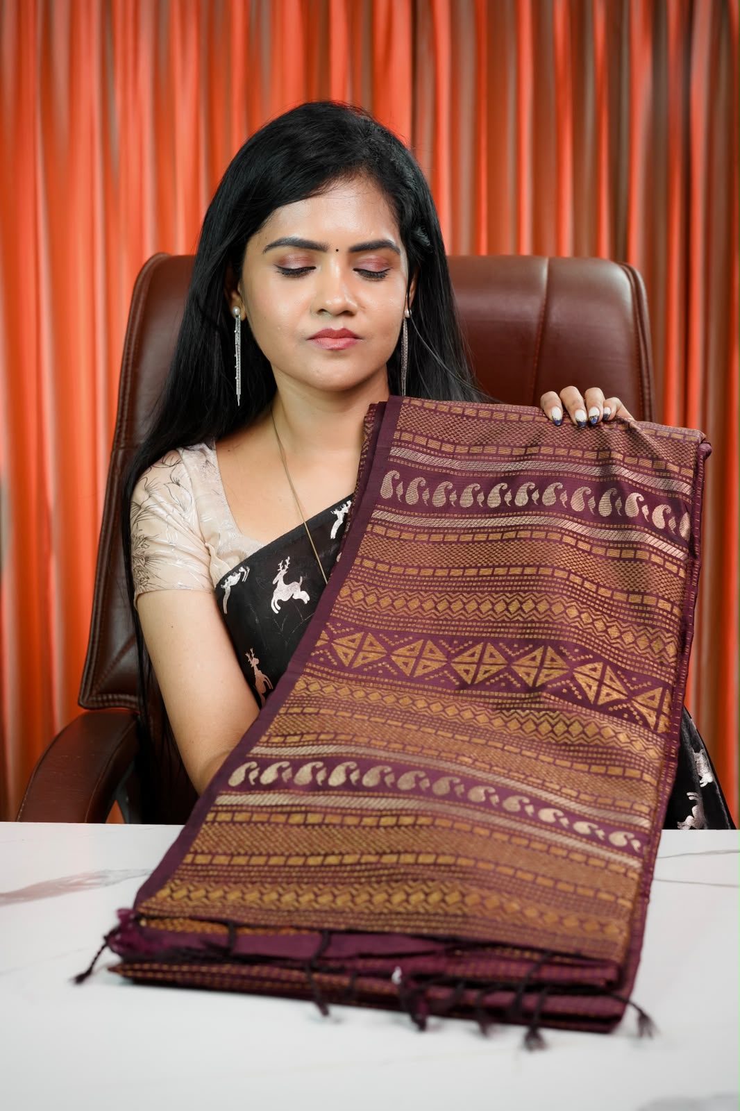 Premium Tussar Silk Sarees🥰🥳