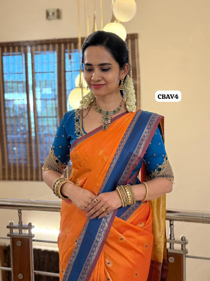 Semi soft silk saree 😍😎📚