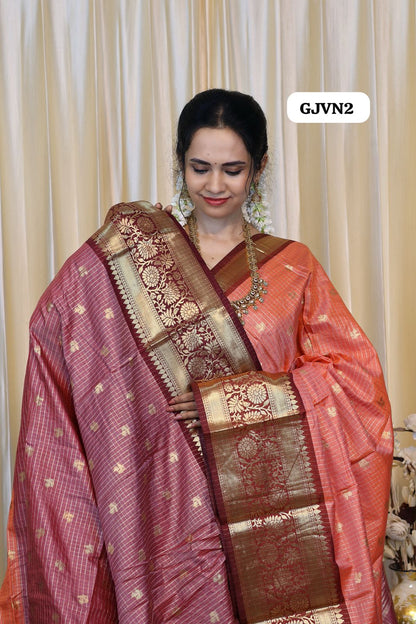 Kanchi Semi silk Saree🥳