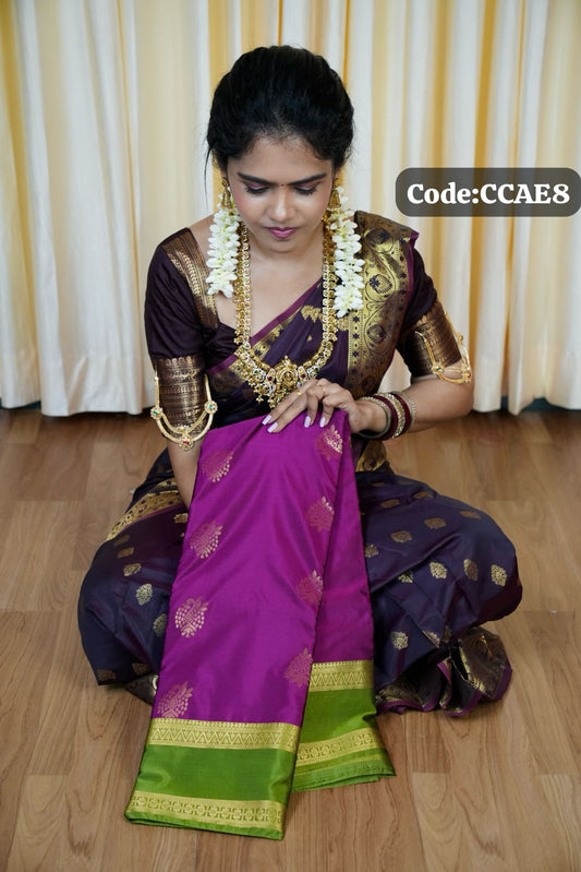 Premium Kanchi silk sarees 🥰🥳