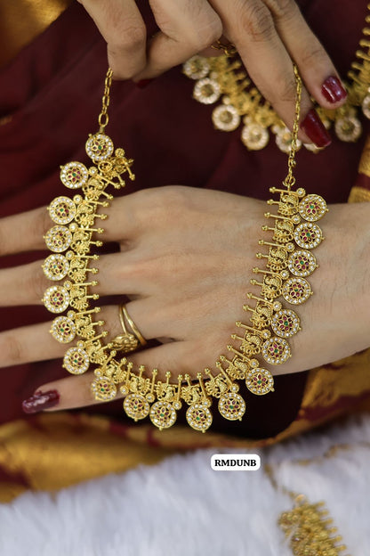 Real gold like imitation jewellery 😍😎Neckless kasu malai