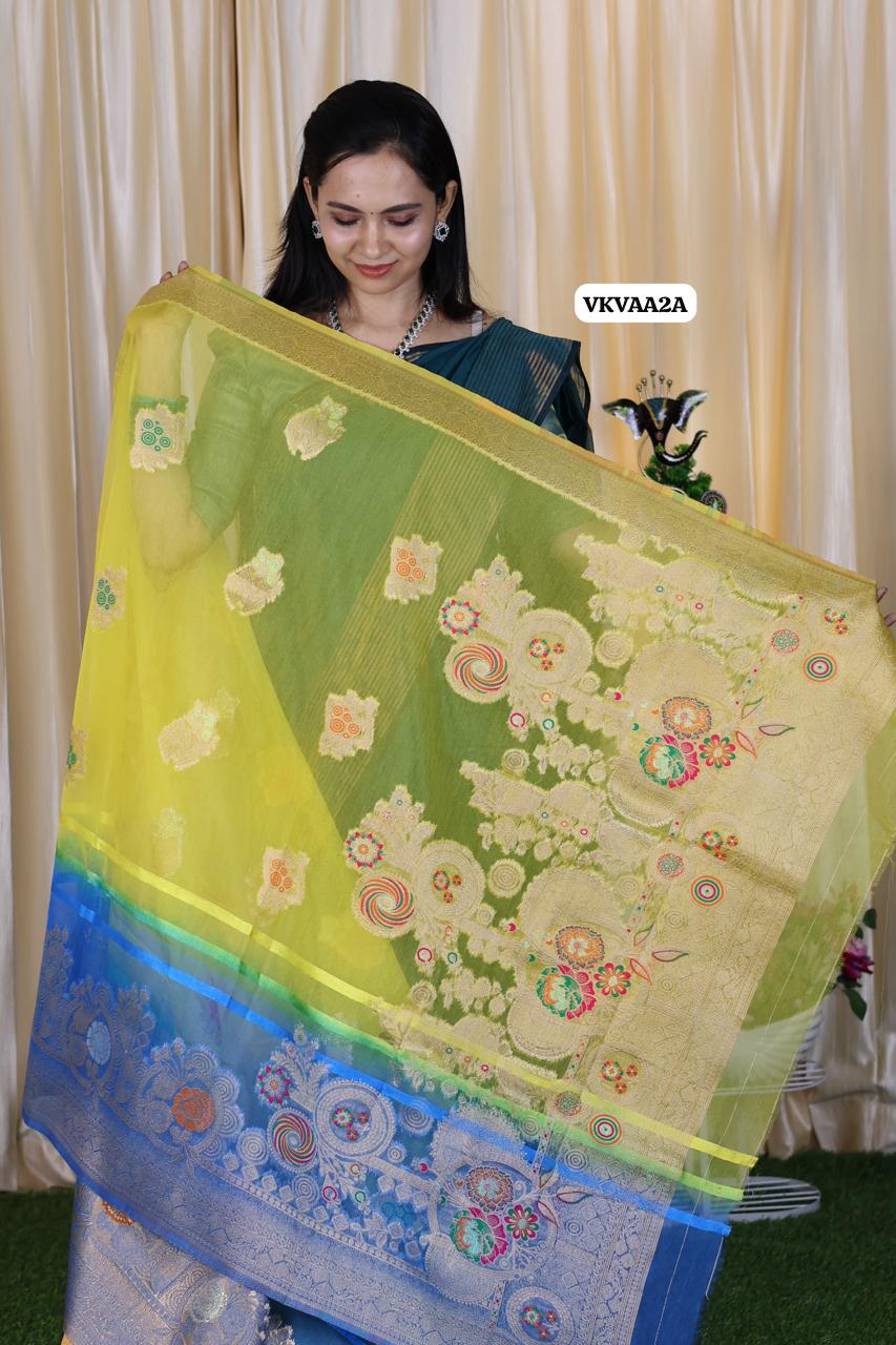 Semi georgette saree🤗