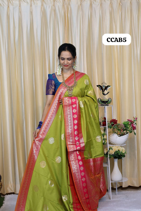 Kanchi Semi Silk Saree😍😎📚