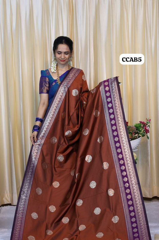 Kanchi Semi Silk Saree😍😎📚