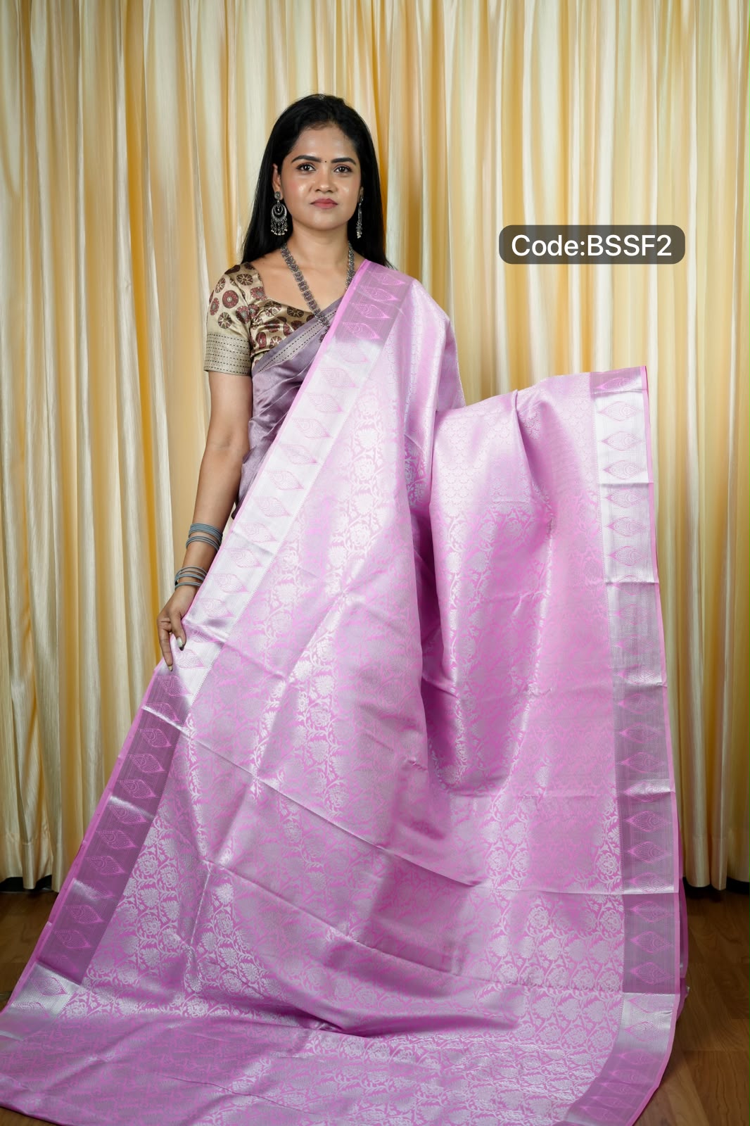 Bridal semi soft silk saree🥳