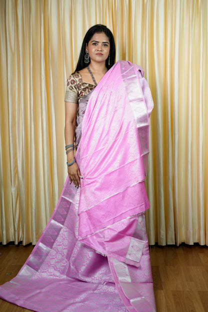 Bridal semi soft silk saree🥳