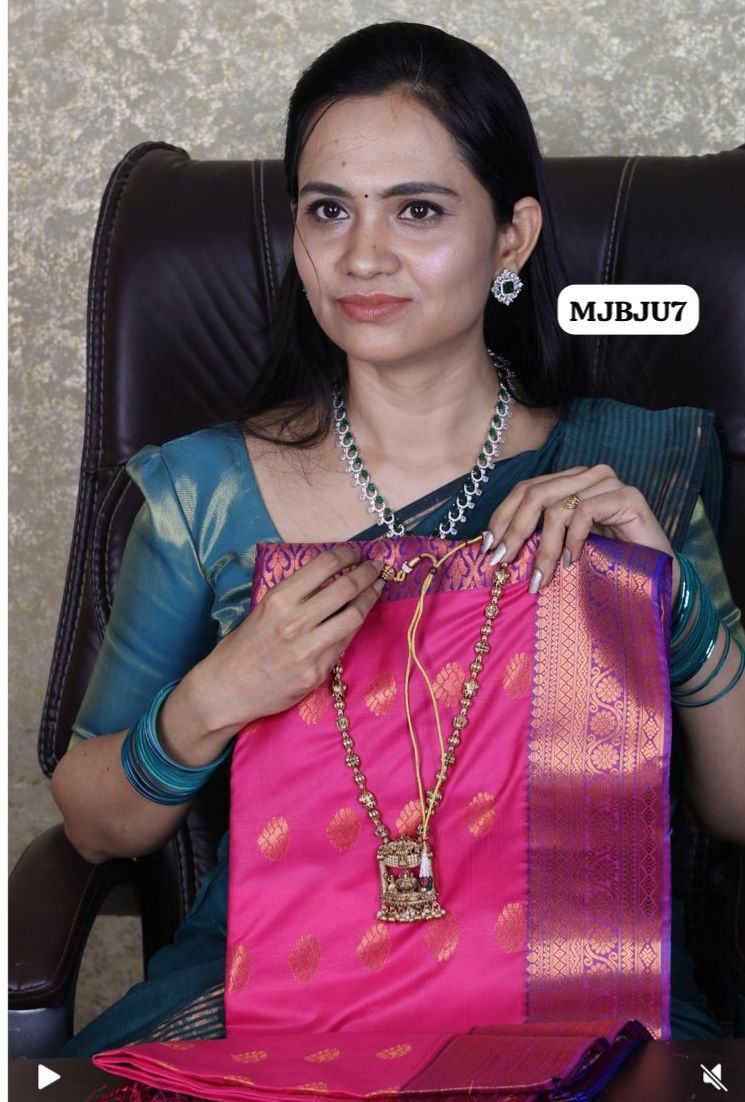 Imitation jewellery nellika mudichu with rope😍🥳