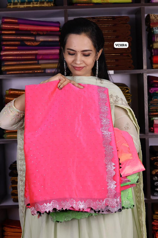 Designer saree with contrast blouse 😍Ⓜ️