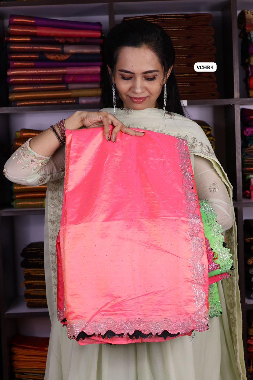 Designer saree with contrast blouse 😍🦋