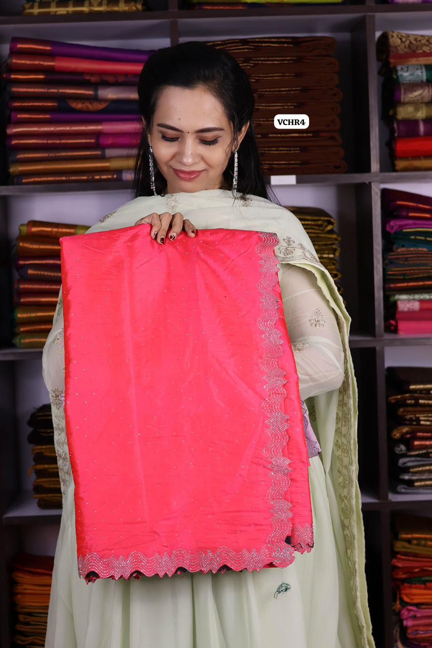 Designer saree with contrast blouse 😍Ⓜ️