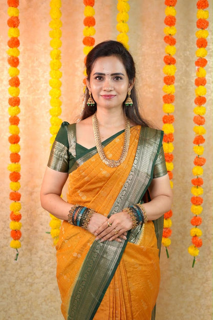 Warm silk saree 🥳