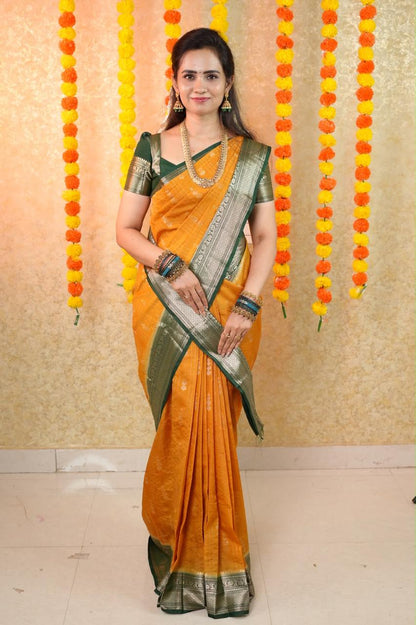 Warm silk saree 🥳