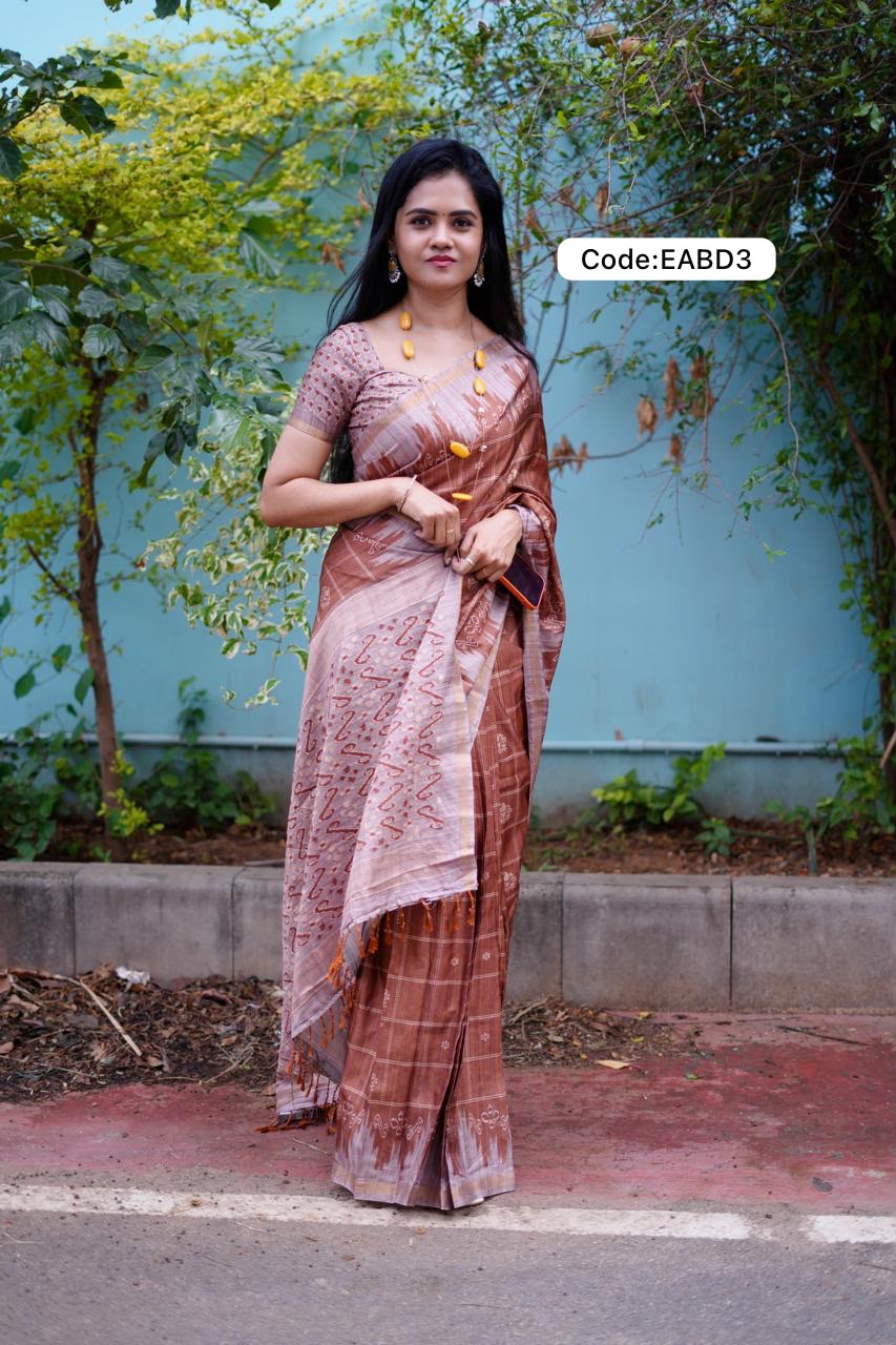 Tussar Silk saree🥰😎📚