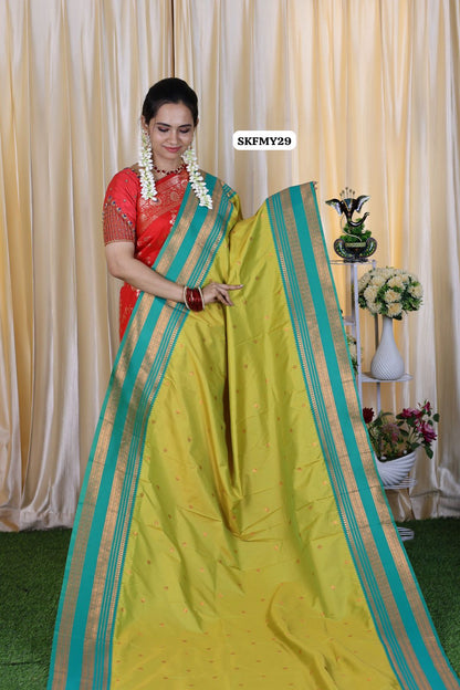 Kanchi semi soft silk saree🥳