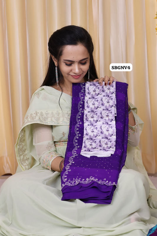 Designer saree with cut work border 😍Ⓜ️