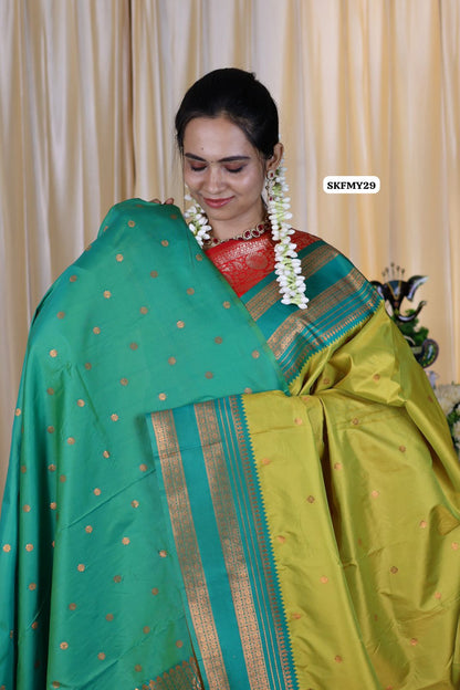 Kanchi semi soft silk saree🥳