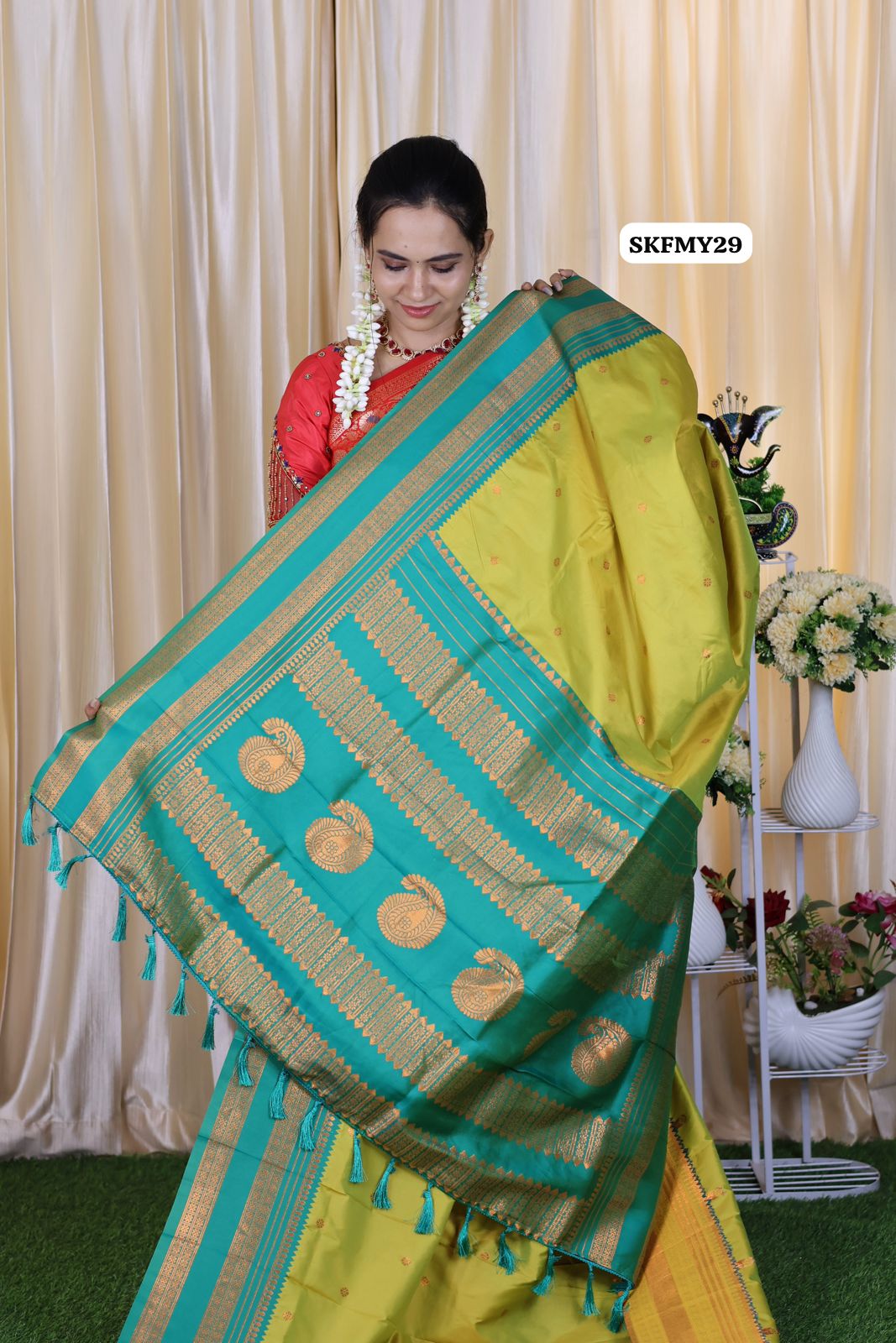 Kanchi semi soft silk saree🥳