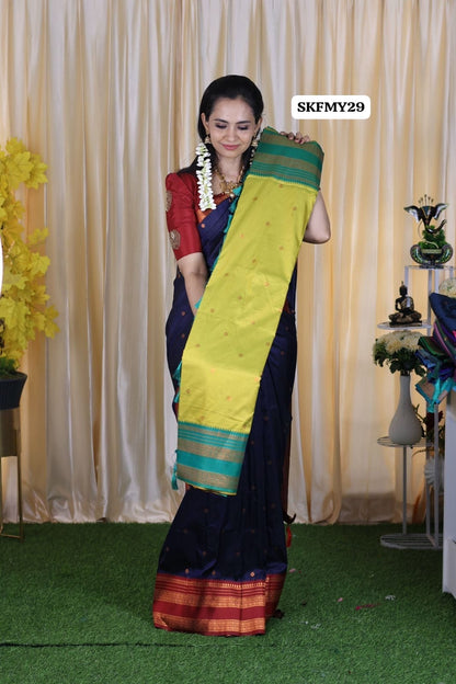 Kanchi semi soft silk saree🥳