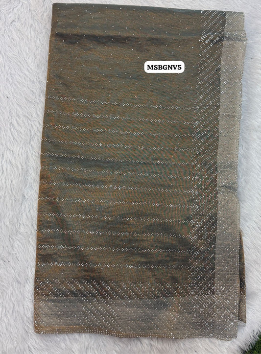 Fendy designer saree with work blouse Ⓜ️😍