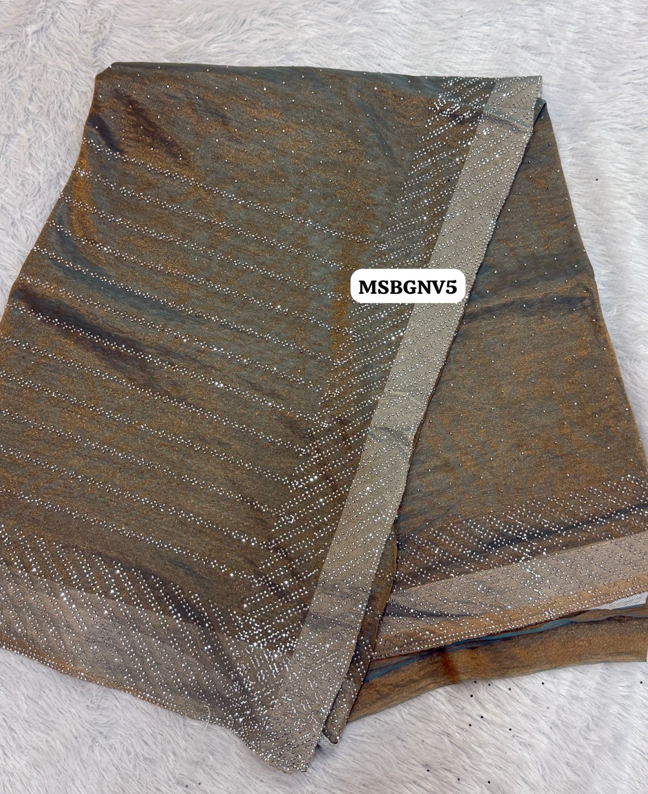 Fendy designer saree with work blouse Ⓜ️😍