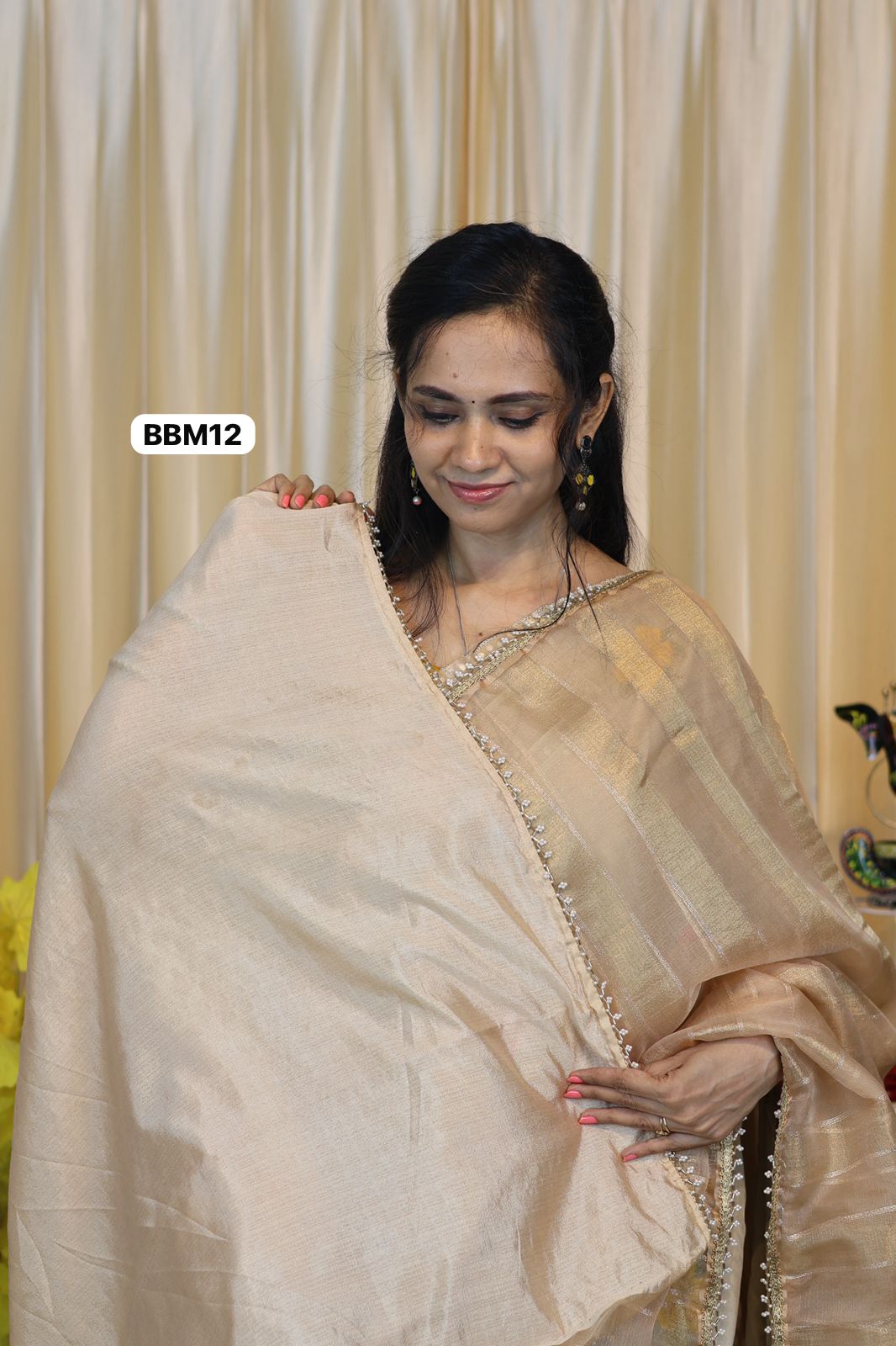 Soft tissue saree with lace work border 🥳