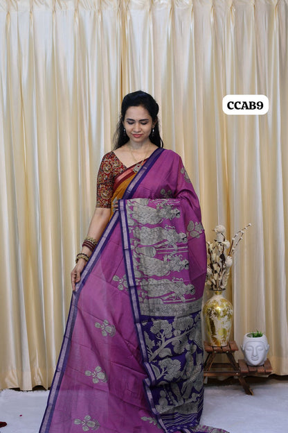 Kalamkari semi Model silk saree😍😎📚
