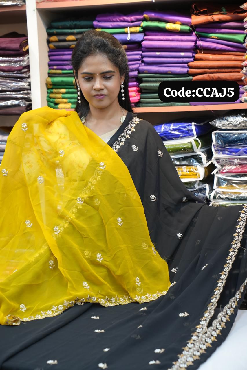 Georgette sarees🌈offer