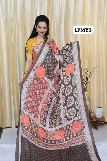 Masakali Mirror work saree Offer😍😎📚⛳