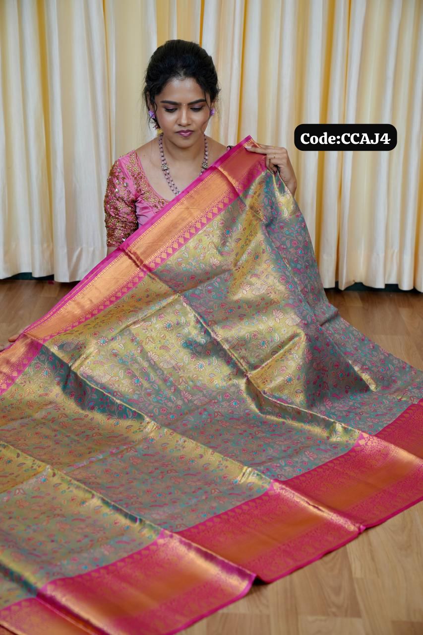 Kanchi semi silk sarees🥰🥳
