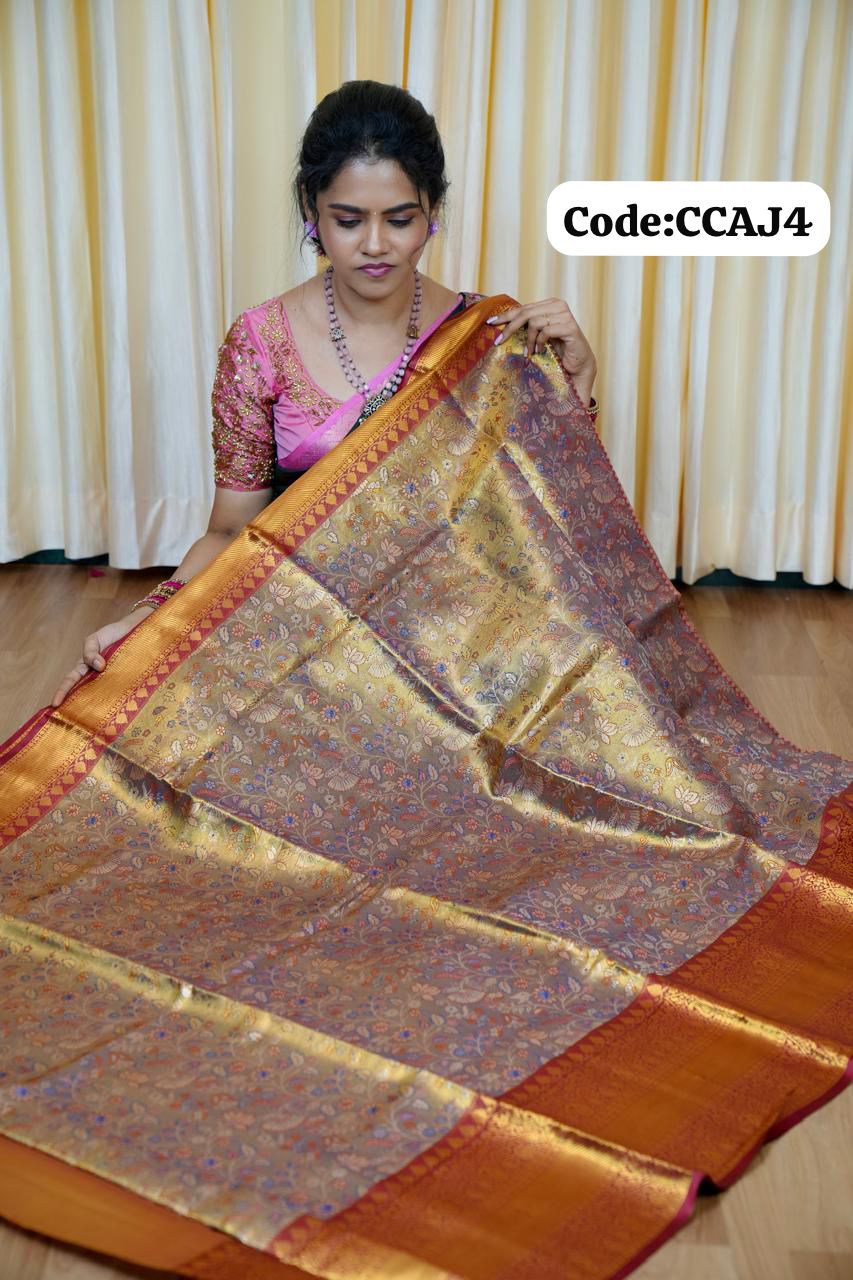 Kanchi semi silk sarees🥰🥳