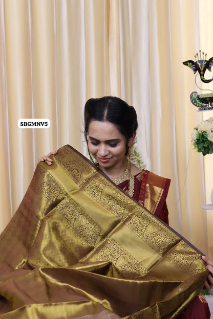 Bridal Kanchi semi silk saree Ⓜ️