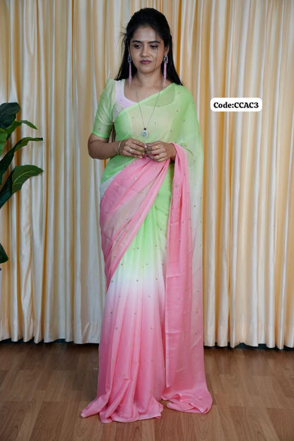 Georgette Saree🥳