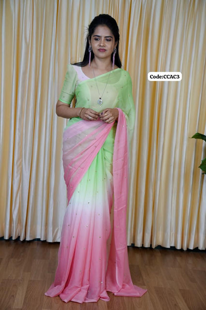 Georgette Saree🥳