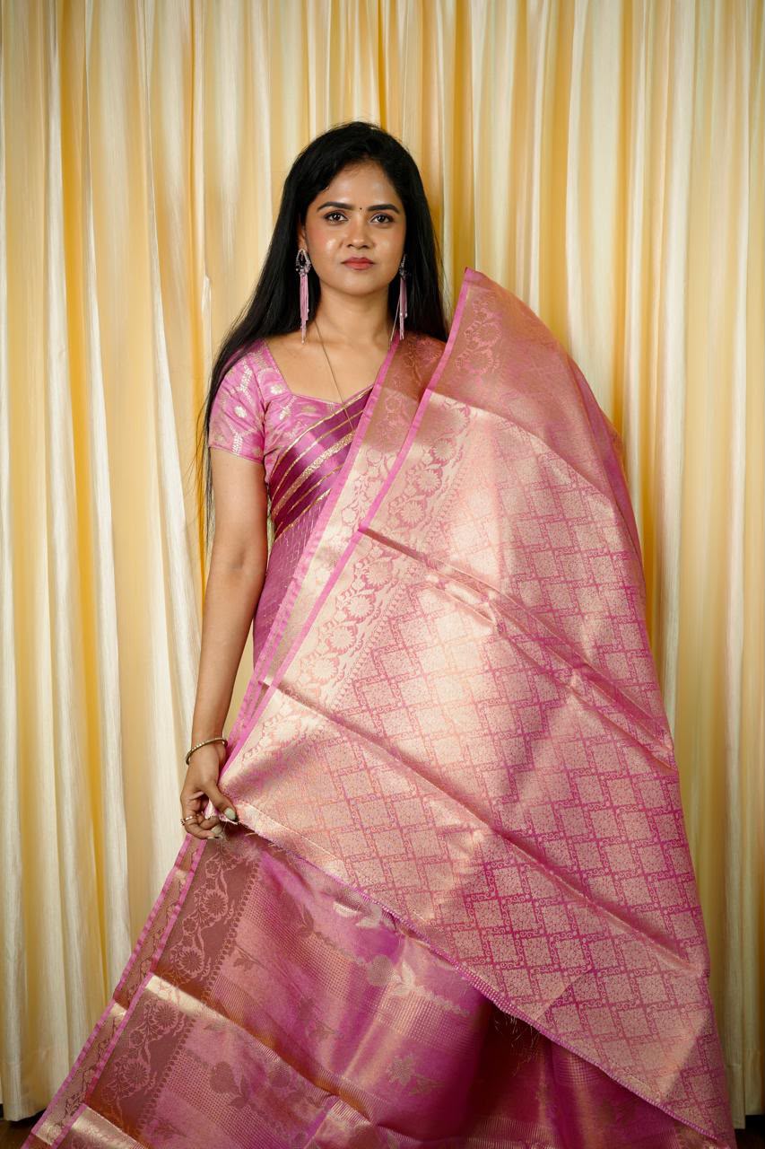 Semi katan silk saree🎁