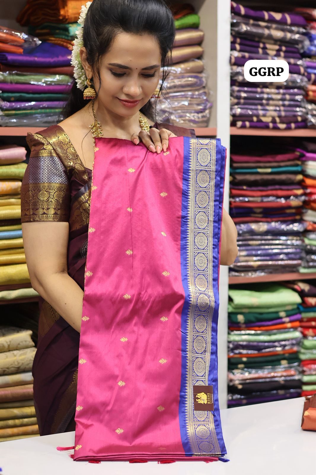 Kanchi soft silk saree🌈🥰😎📚
