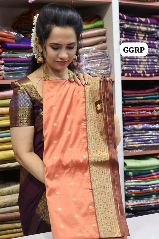 Kanchi soft silk saree🥰😎🌈📚